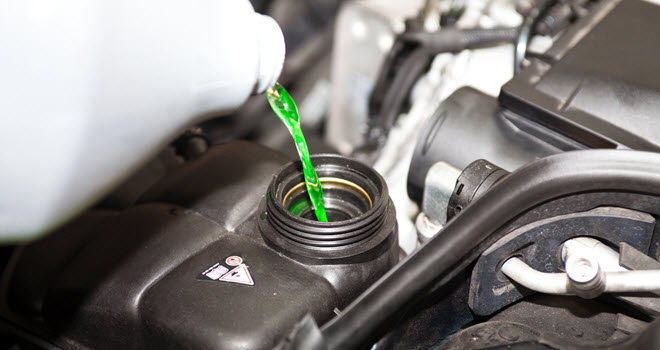 Adding Coolant in Jaguar